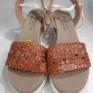 Gaimo shoes women wedge heel